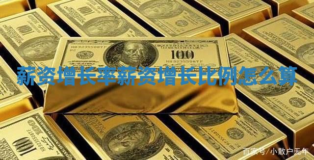 薪资增长率 薪资增长比例怎么算